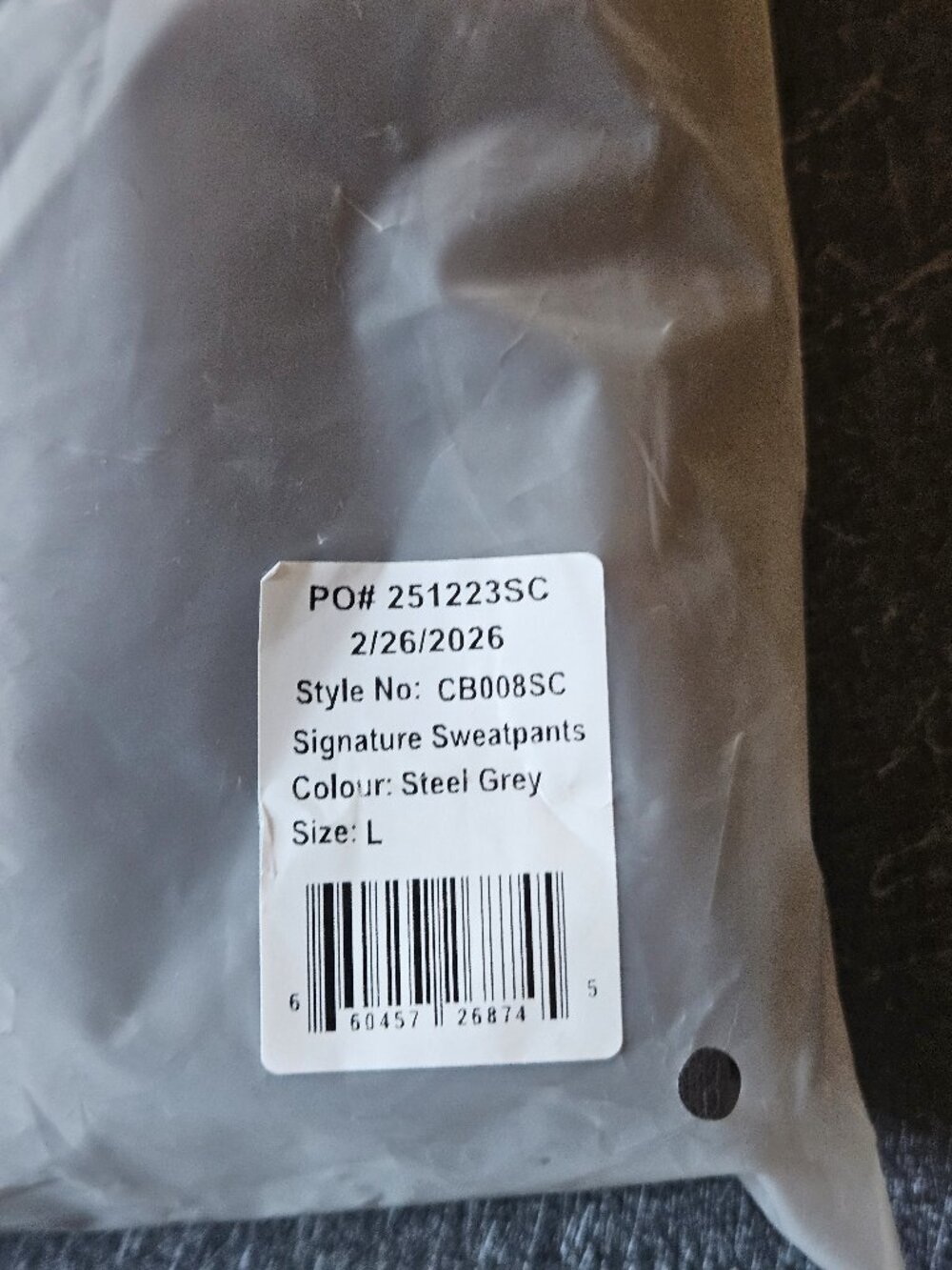 Comfrt NWT Sweatpants in Steel Gray - Picture 2 of 10